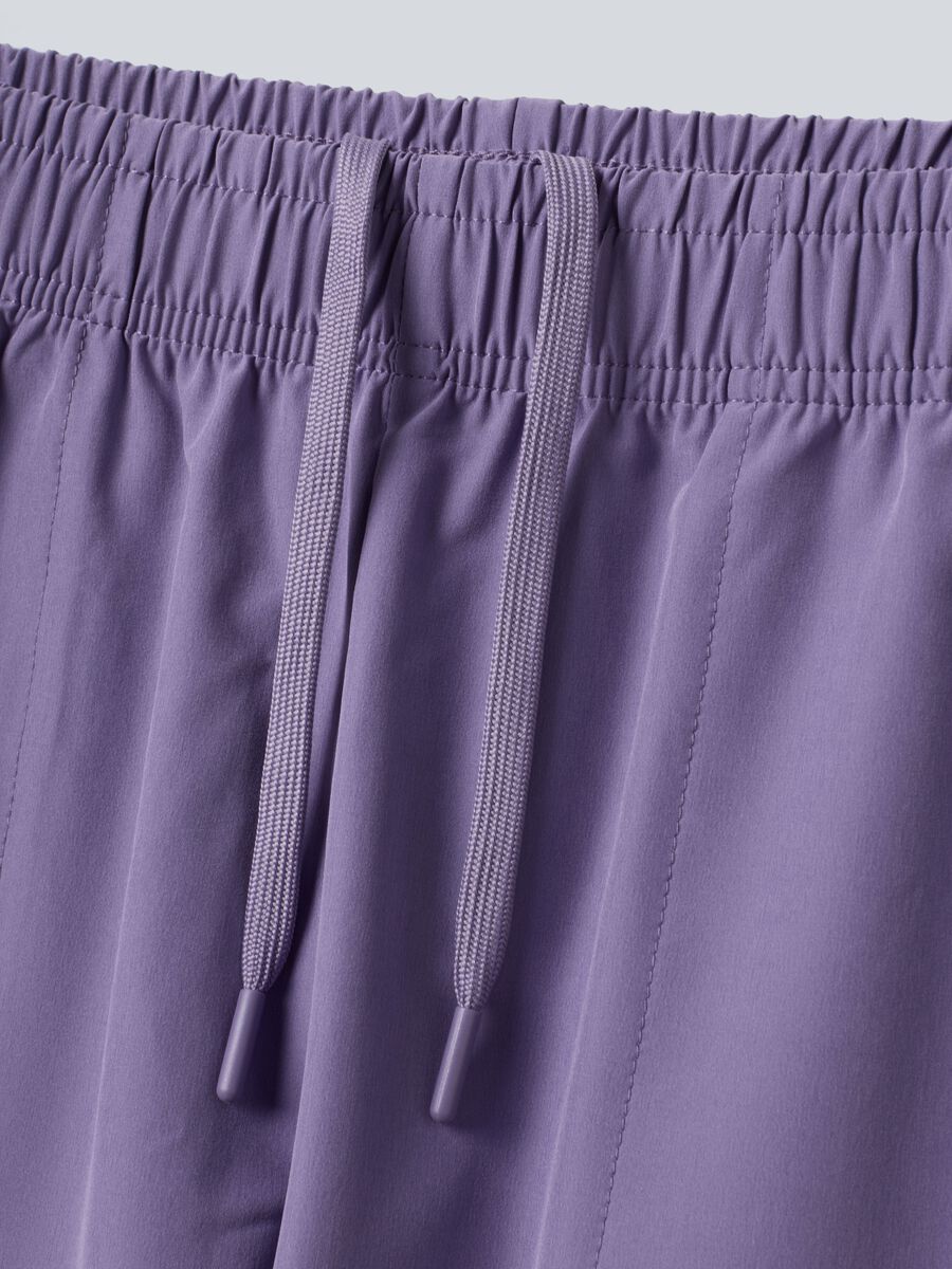 Purple ALTAVIA COURT sports shorts in stretch fabric_6