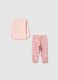 Baby girl's long pink pyjamas in pure cotton with unicorns, regular fit_1