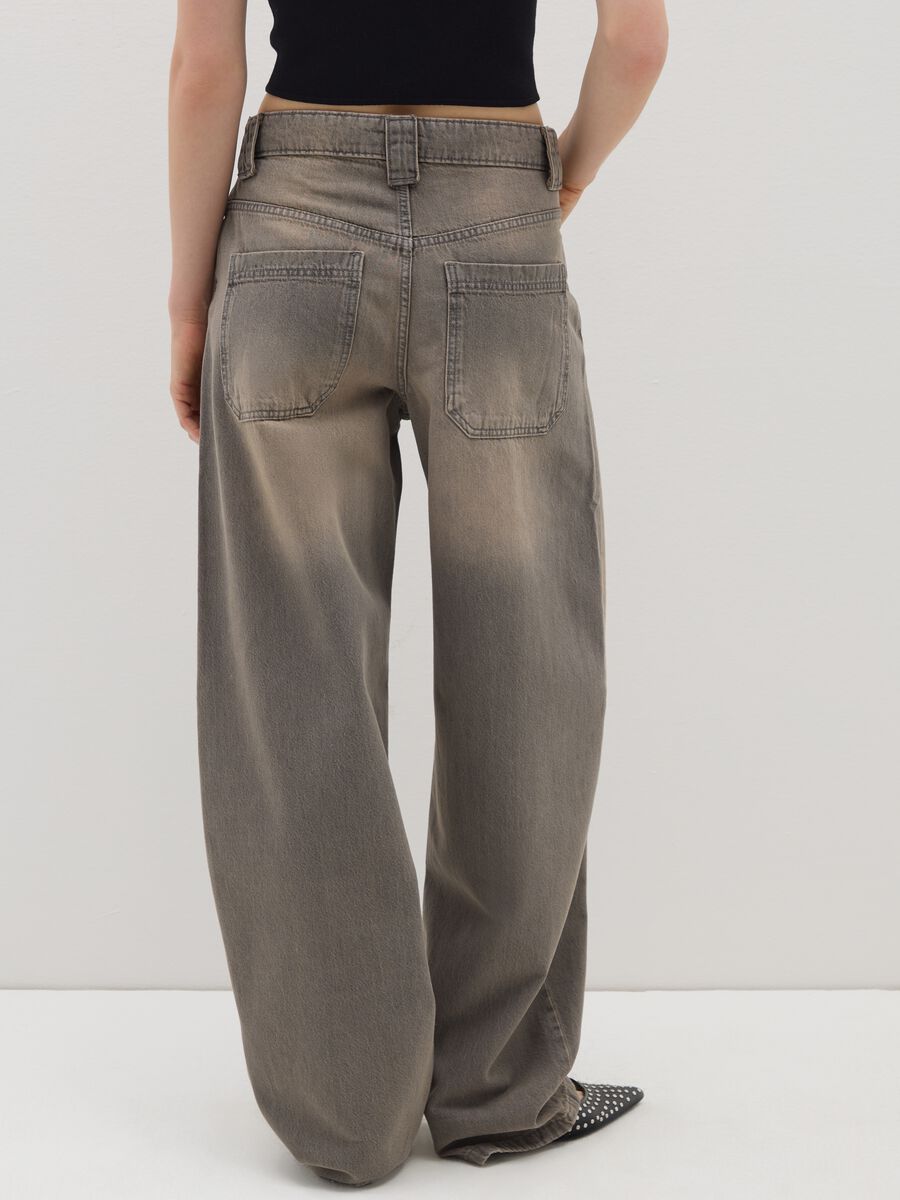 Grey Skater Pure Cotton Jeans_2