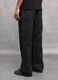 100% Linen Wide-Leg Trousers Black_3