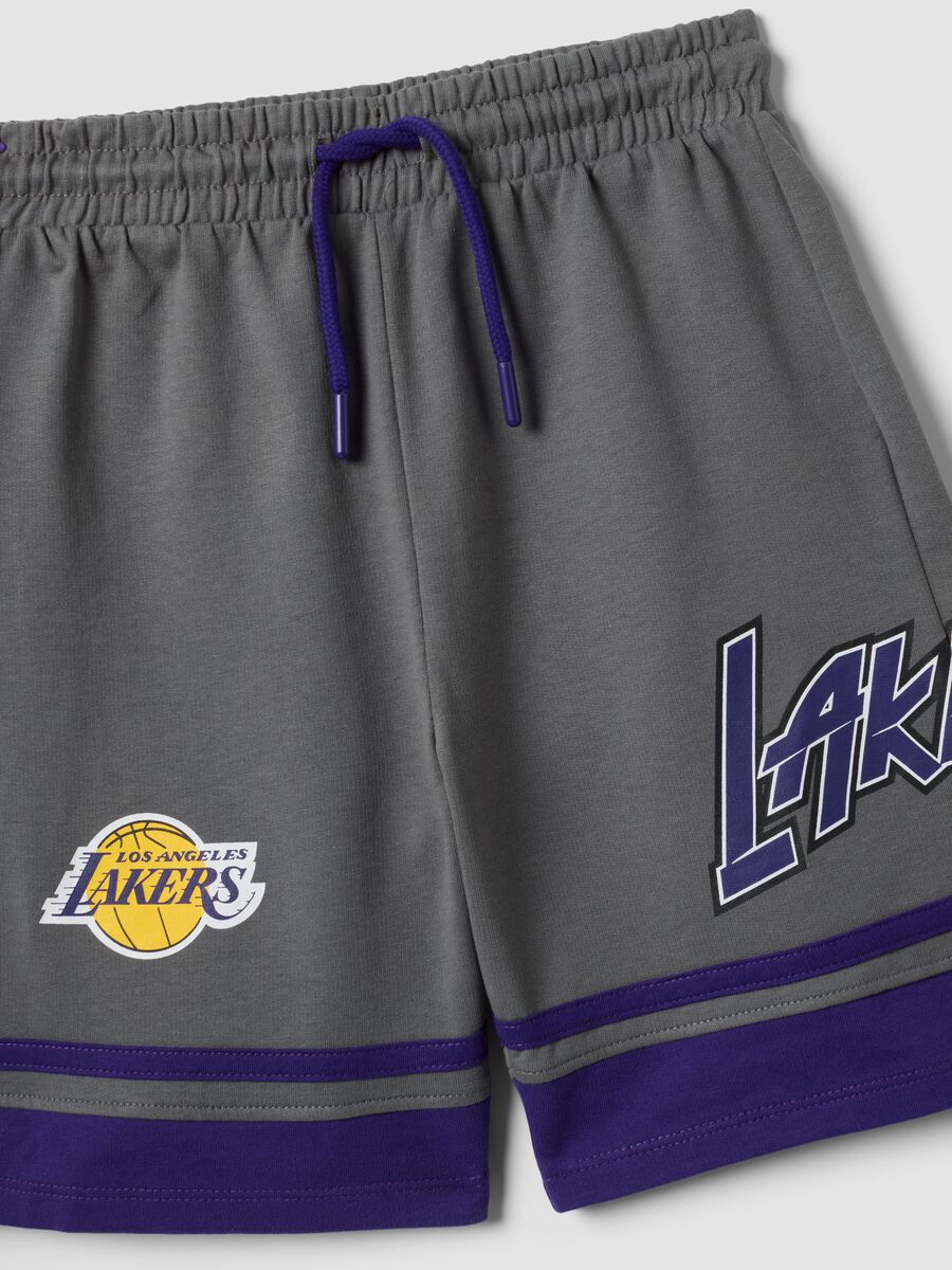 Yellow pure cotton set with T-shirt and shorts_3