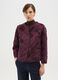 Purple embroidered jacket in pure cotton regular fit_1