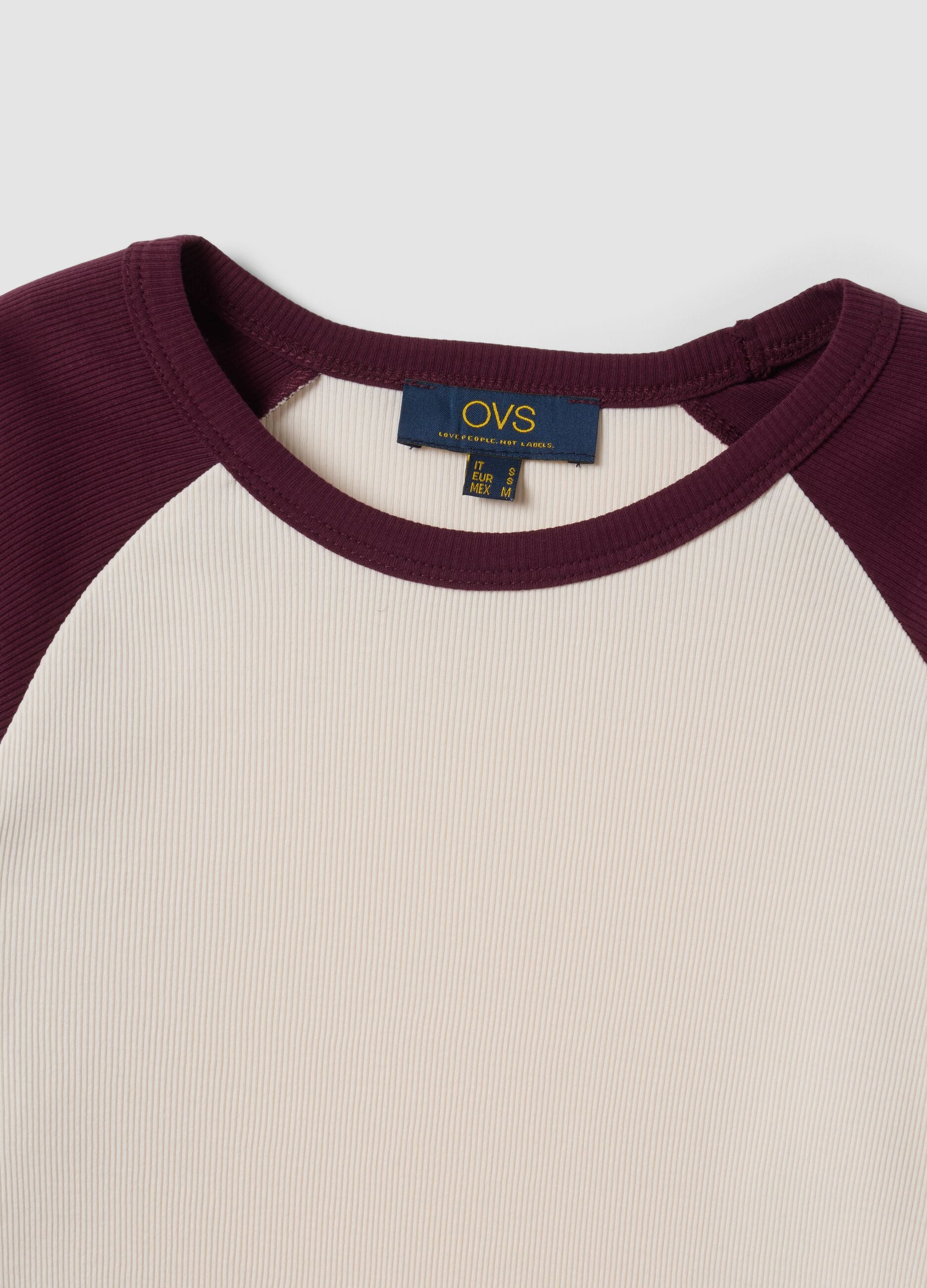 White long-sleeve pure cotton T-shirt
