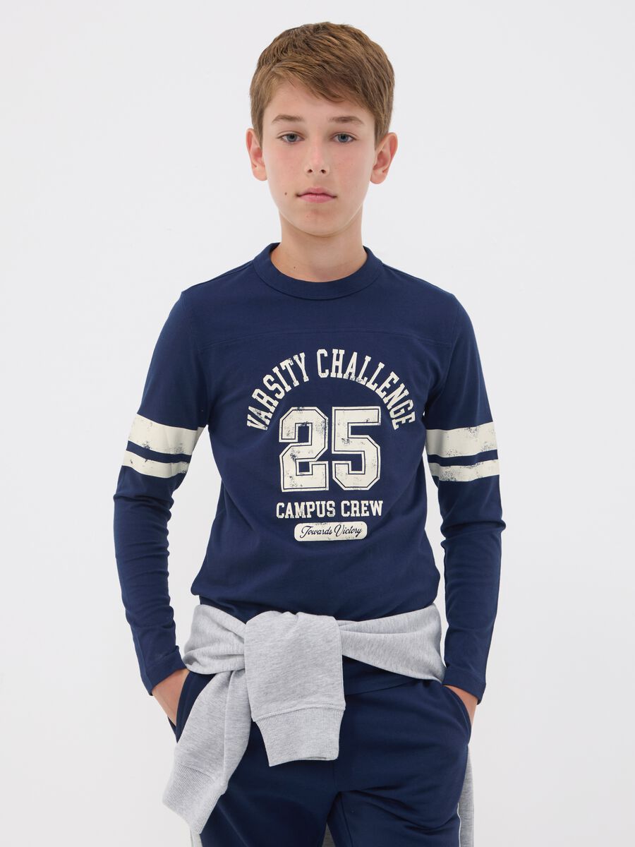&Mu;&pi;&lambda;&epsilon; T-shirt &alpha;&pi;ό 100% &omicron;&rho;&gamma;&alpha;&nu;&iota;&kappa;ό &beta;&alpha;&mu;&beta;ά&kappa;&iota; &mu;&epsilon; college &sigma;&tau;ά&mu;&pi;&alpha; &gamma;&iota;&alpha; &alpha;&gamma;ό&rho;&iota;_1