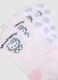 Multicoloured cotton blend girl's regular fit socks pack with prints_2