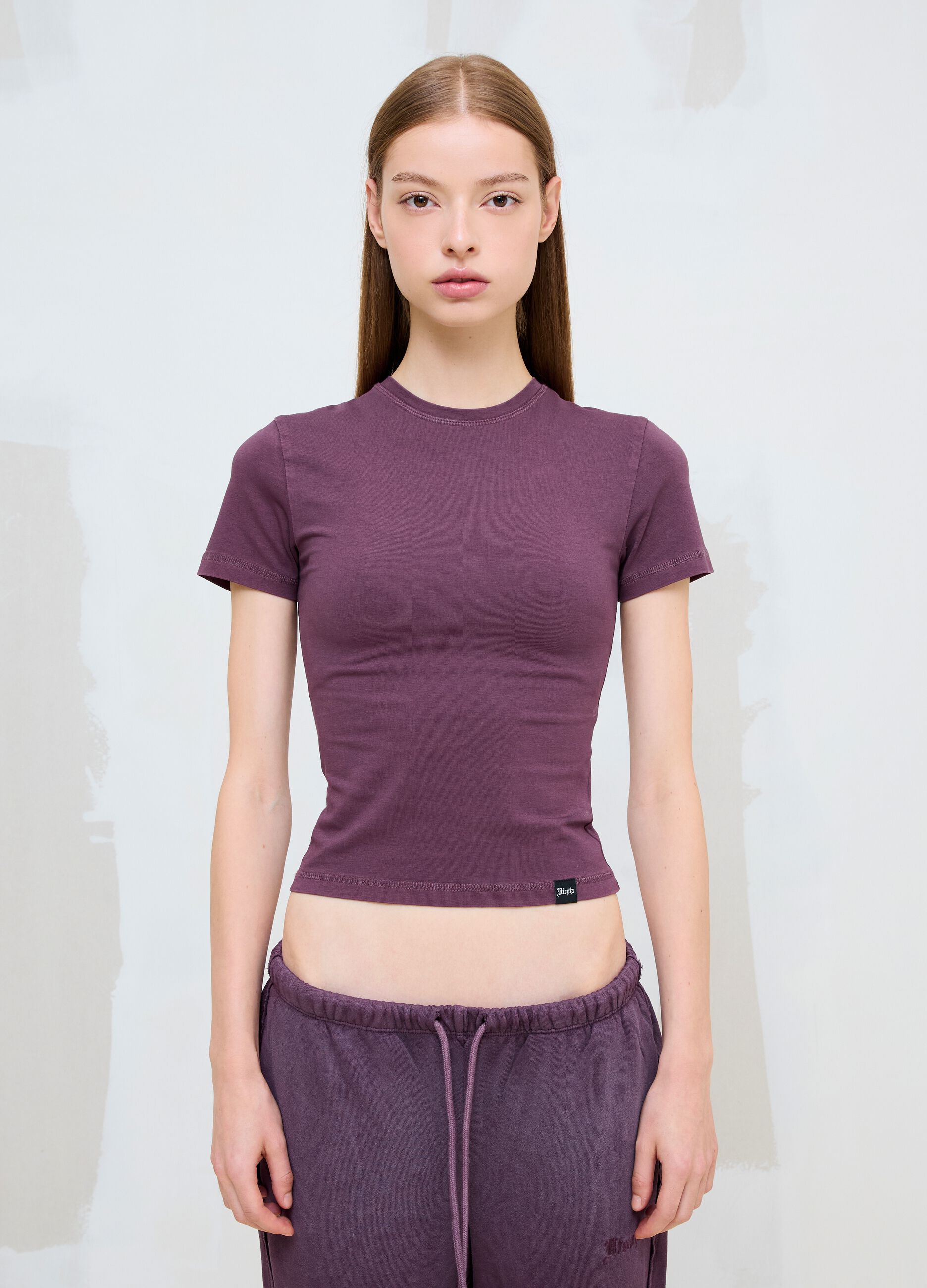 Perfect Washed Burgundy T-shirt