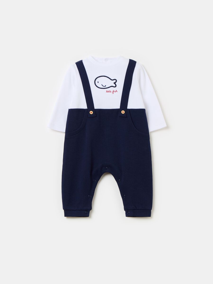 Organic cotton onesie with application_0