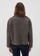 Giacca grigia doppiopetto regular fit con zip e bottoni_3