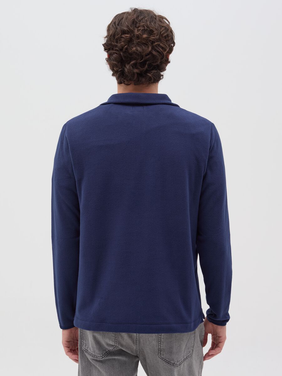Half-zip sweatshirt in fleece_3