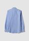Camicia oxford azzurra in puro cotone doppio ritorto slim fit_2