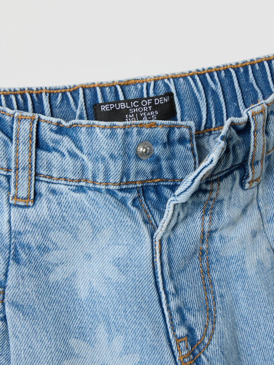 Cal&ccedil;&otilde;es de ganga azul-claro em algod&atilde;o puro_2