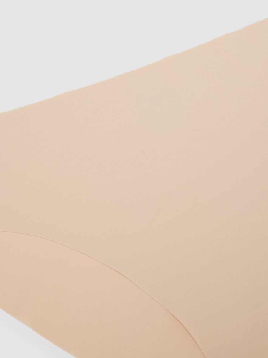 Pink regular fit seamless briefs_1