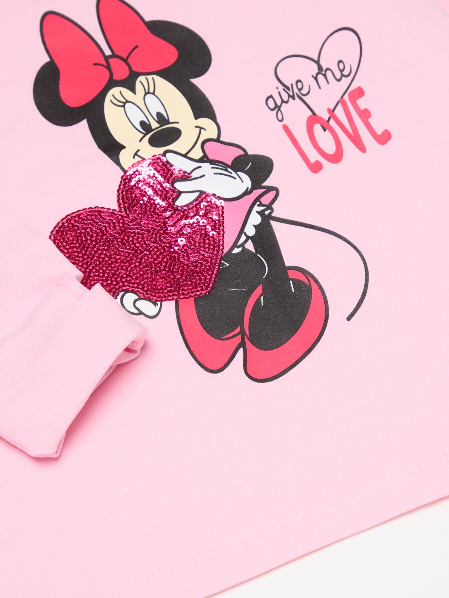 Long-sleeved T-shirt with Minnie Mouse print_2