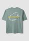 &Kappa;&alpha;&phi;έ &kappa;&omicron;&nu;&tau;ό T-shirt &alpha;&pi;ό 100% &beta;&alpha;&mu;&beta;ά&kappa;&iota; &mu;&epsilon; &sigma;&tau;ά&mu;&pi;&alpha;, boxy &gamma;&rho;&alpha;&mu;&mu;ή_2