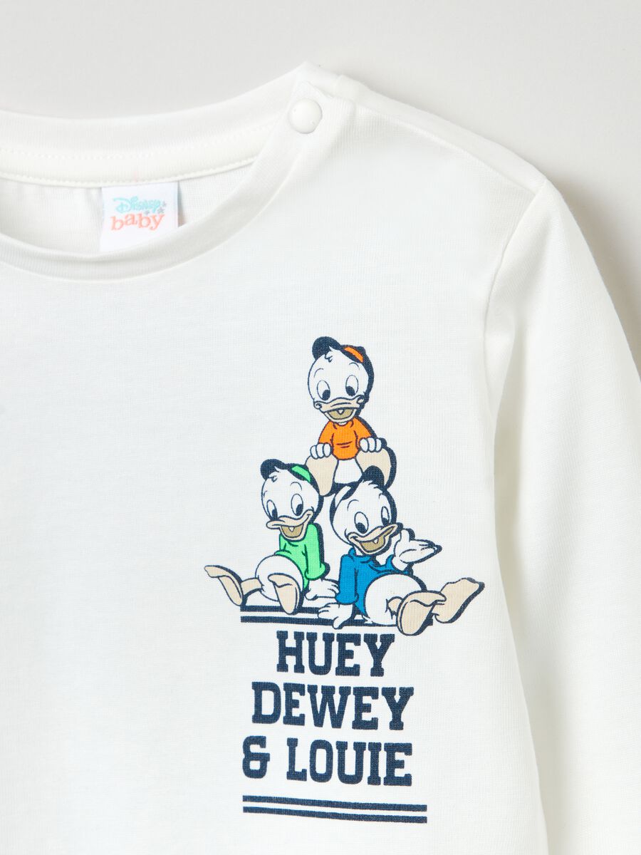 T-shirt con stampa Disney Baby Qui Quo Qua _2