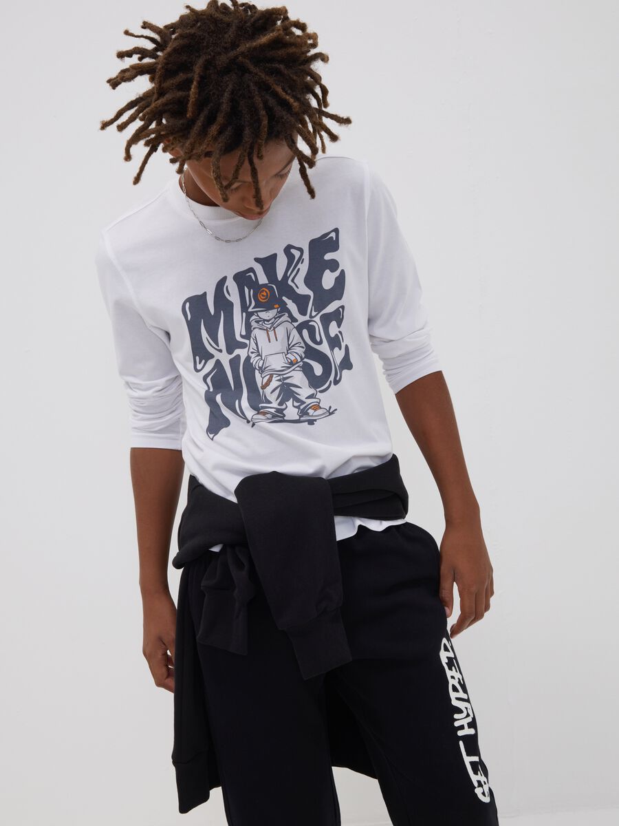 &Lambda;&epsilon;&upsilon;&kappa;ό T-shirt &alpha;&gamma;&omicron;&rho;&iota;&omicron;ύ relaxed &epsilon;&phi;&alpha;&rho;&mu;&omicron;&gamma;ή&sigmaf; &alpha;&pi;ό 100% &omicron;&rho;&gamma;&alpha;&nu;&iota;&kappa;ό &beta;&alpha;&mu;&beta;ά&kappa;&iota;_0