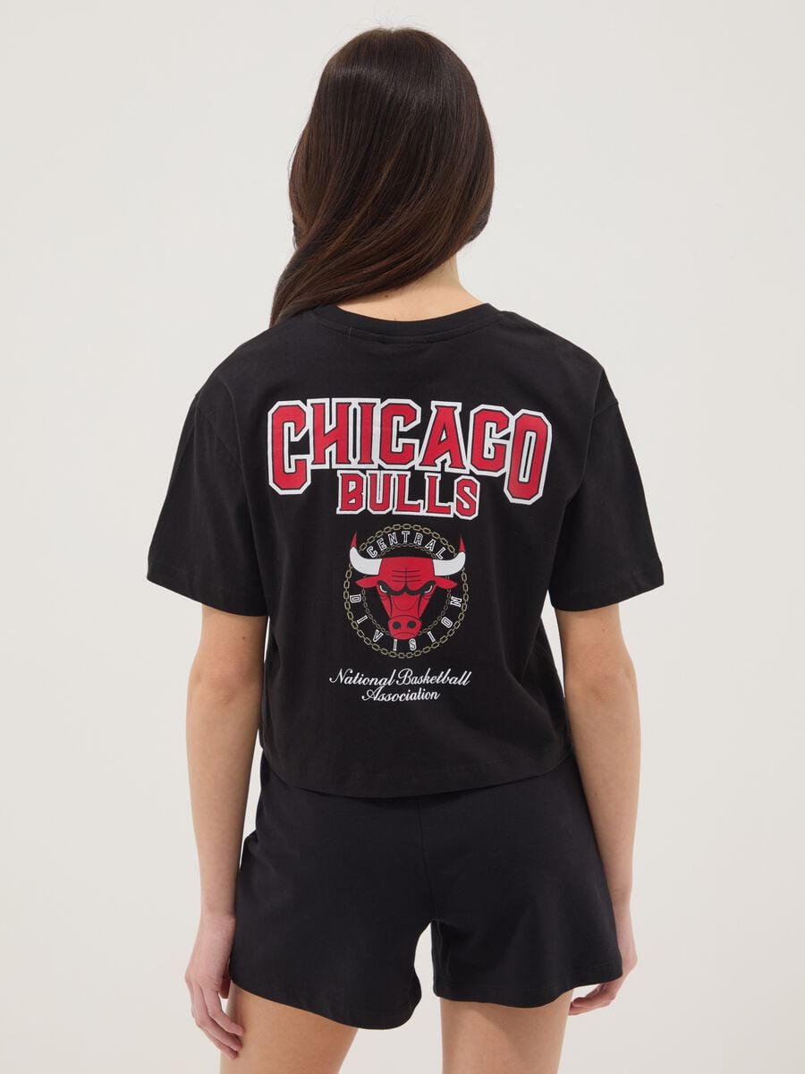 Camiseta negra de algod&oacute;n puro de manga corta_1