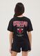 Black pure cotton short-sleeve T-shirt_1