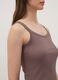 Brown organic cotton crew-neck vest top_2