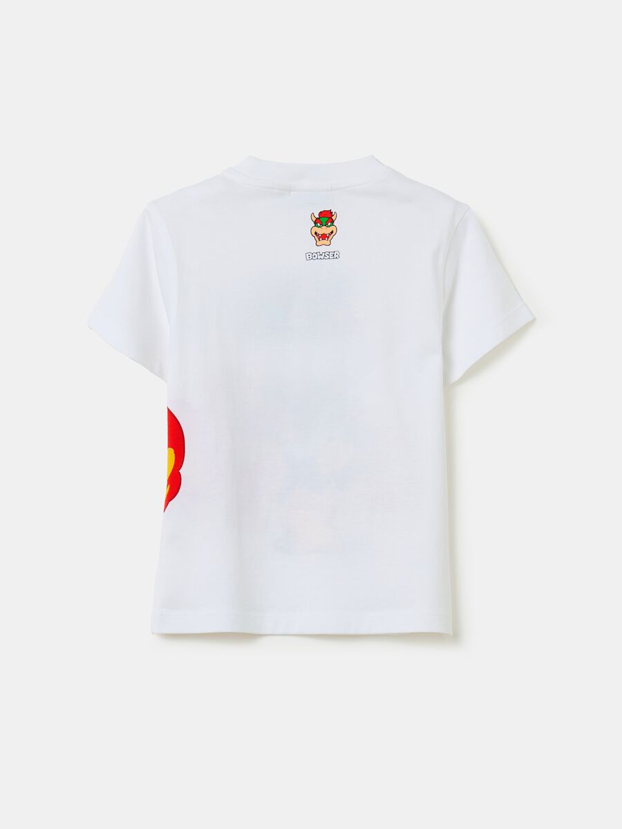 T-shirt in cotone con stampa Bowser_1
