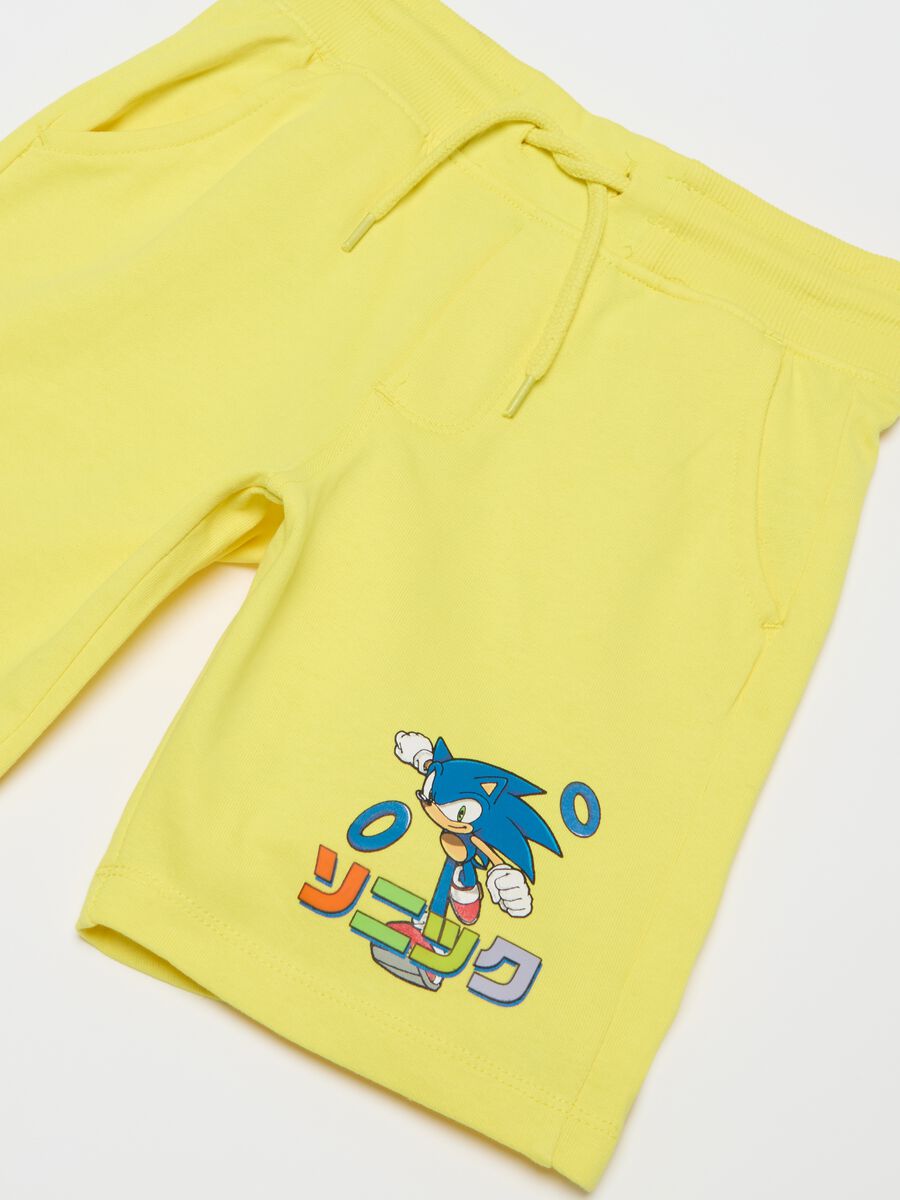 Fleece shorts with Sonic™ print_2