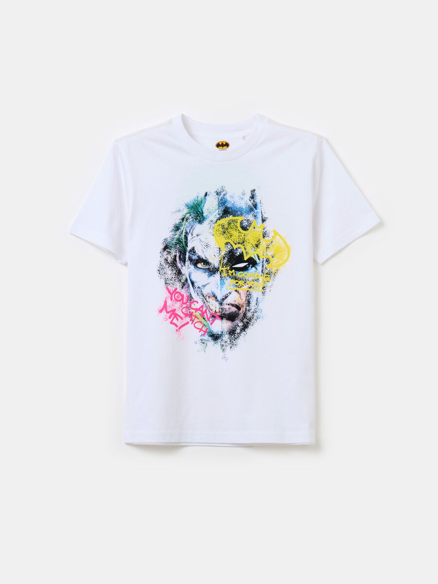T-shirt in cotone con stampa Joker_0
