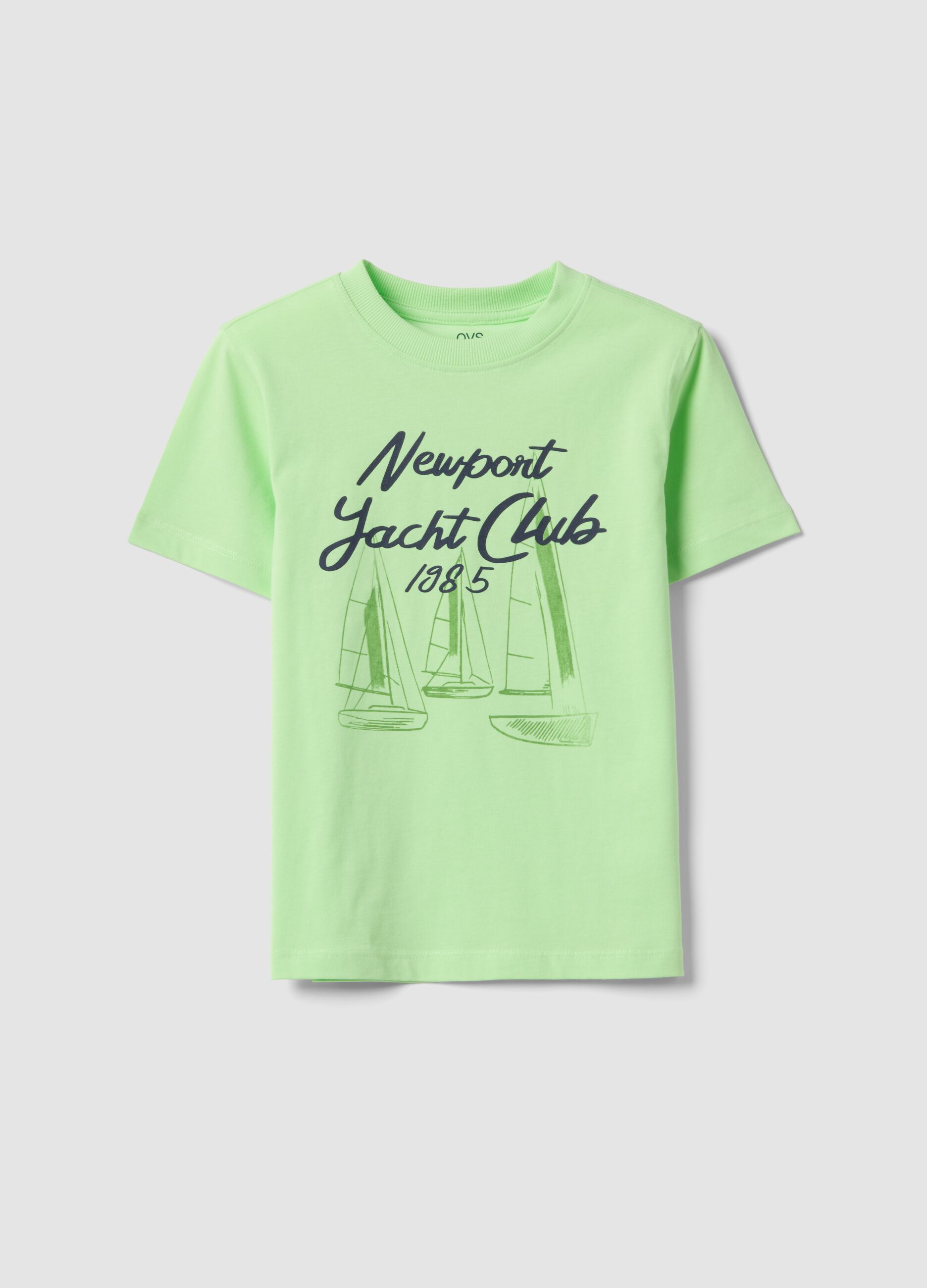 &Pi;&rho;ά&sigma;&iota;&nu;&omicron; &pi;&alpha;&iota;&delta;&iota;&kappa;ό T-shirt &alpha;&pi;ό 100% &beta;&alpha;&mu;&beta;ά&kappa;&iota; &mu;&epsilon; &sigma;&tau;ά&mu;&pi;&epsilon;&sigmaf; &iota;&sigma;&tau;&iota;&omicron;&pi;&lambda;&omicron;ΐ&alpha;&sigmaf;