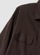 Brown viscose and linen blend shirt, regular fit_6
