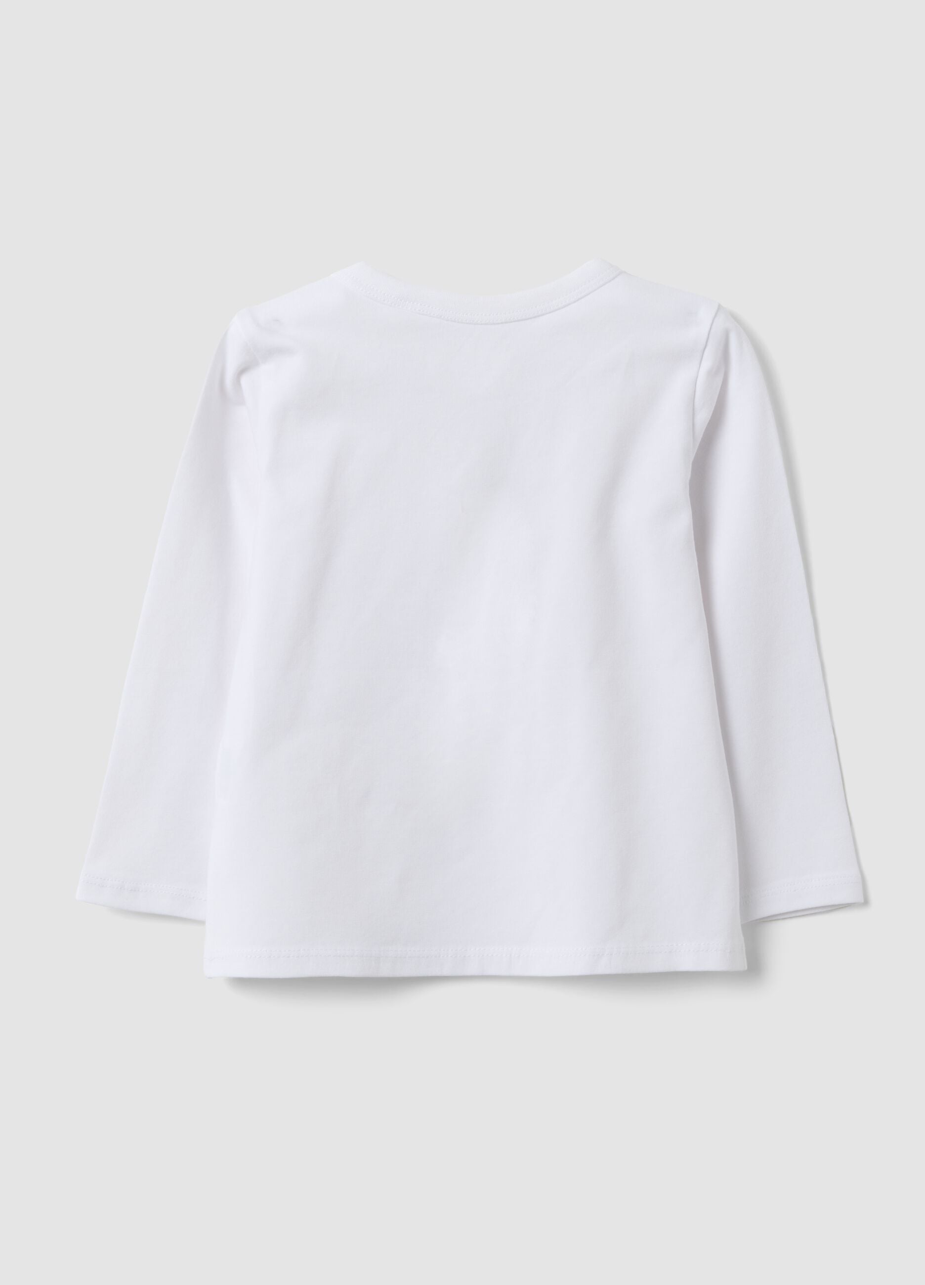 &Lambda;&epsilon;&upsilon;&kappa;ό &mu;&alpha;&kappa;&rho;&upsilon;&mu;ά&nu;&iota;&kappa;&omicron; T-shirt &alpha;&pi;ό &omicron;&rho;&gamma;&alpha;&nu;&iota;&kappa;ό &beta;&alpha;&mu;&beta;ά&kappa;&iota;