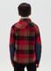 Flannel shirt with denim inserts_2