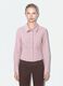 Rosa gestreiftes Slim-Fit-Hemd aus elastischer Baumwolle_0