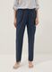 Blue stretch cotton trousers_1