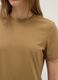 Brown pure cotton regular fit T-shirt_3