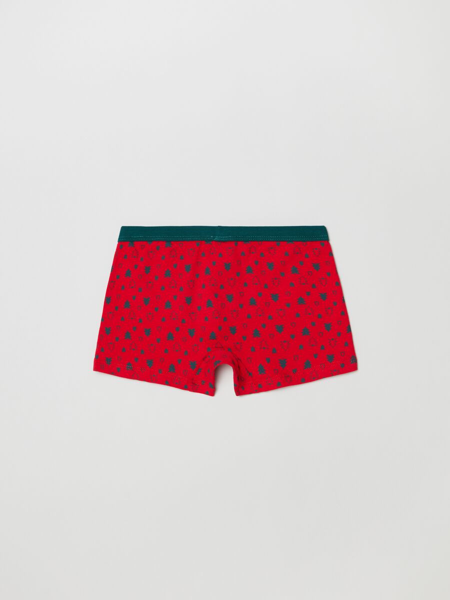 Pack of three boxer shorts with Christmas print_1