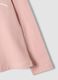 Pink stretch cotton T-shirt with bow embroidery for girls_3