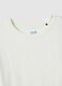 White stretch viscose t-shirt regular fit_5