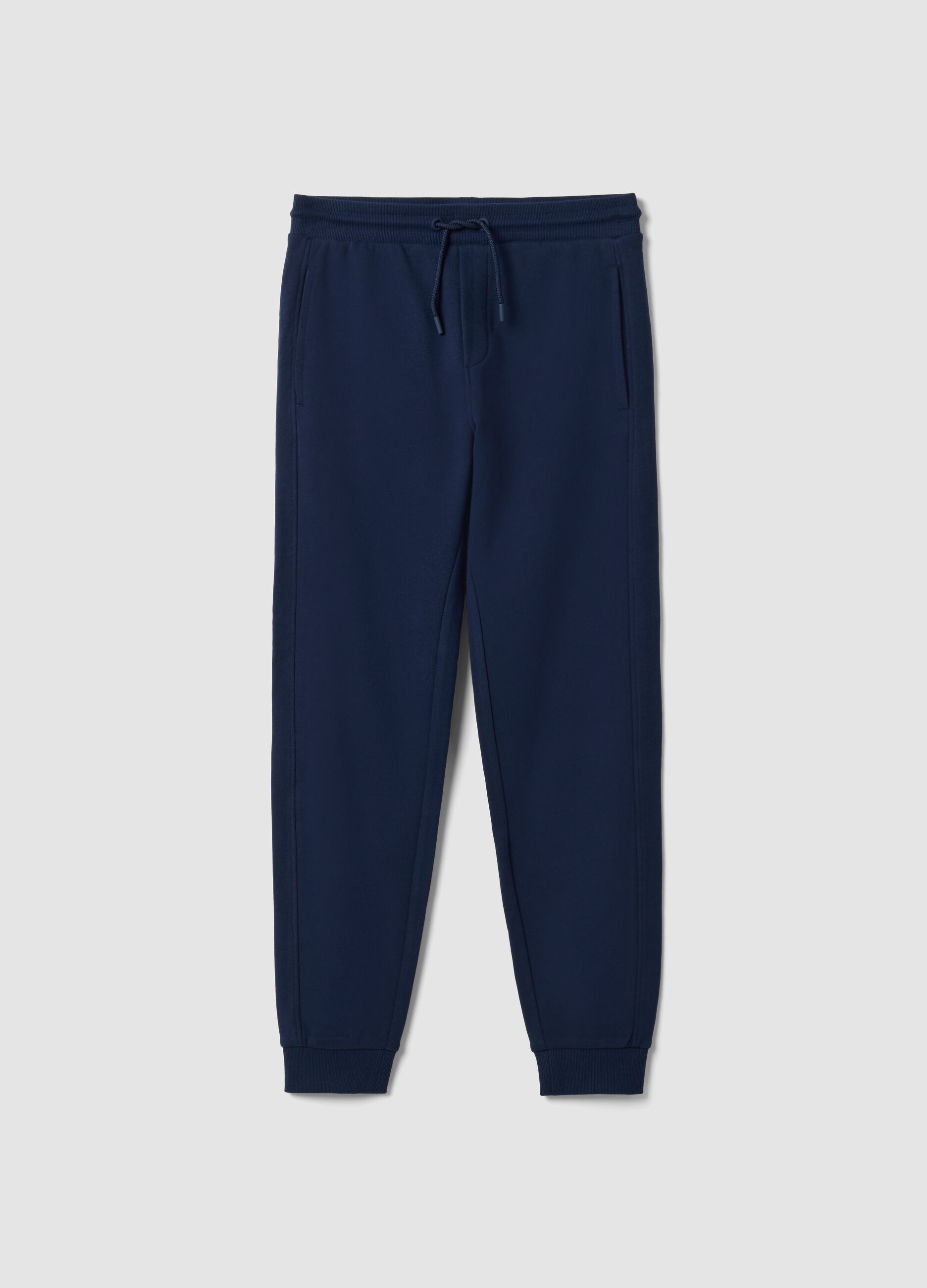Blaue Joggerhose aus Bio-Baumwolle
