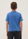 Boys' blue pure cotton regular-fit T-shirt_1