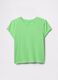 Green stretch cotton T-shirt_2
