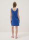 Sleeveless pure cotton blue nightdress with prints_2