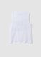 White organic cotton tank top_1