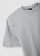 Hellblaues T-Shirt aus reiner Baumwolle_5