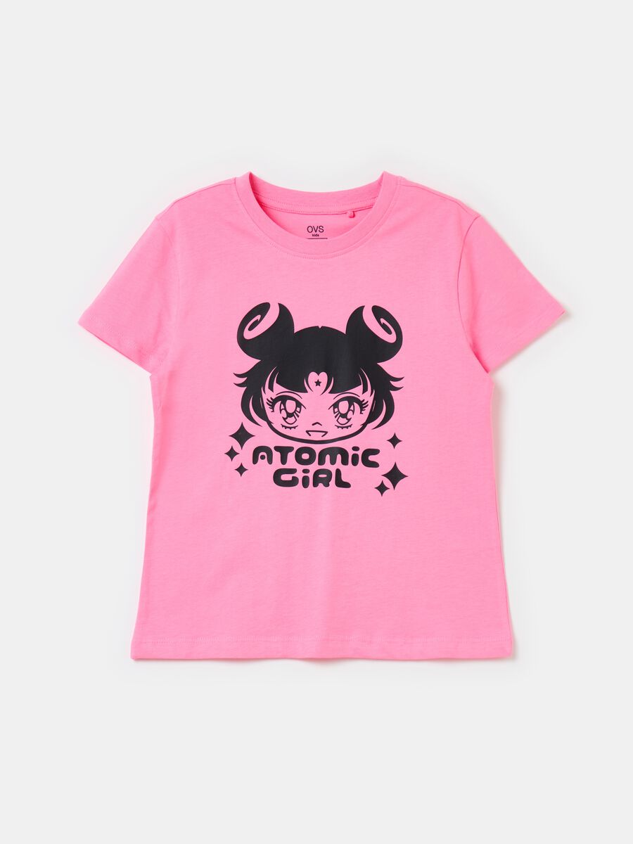 T-shirt con stampa Atomic Girl_0