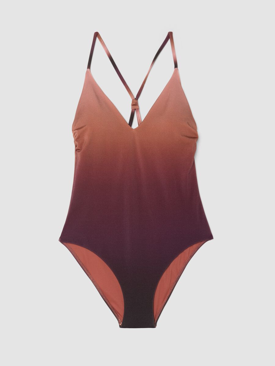Pink gradient stretch swimsuit_4