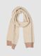 Beige stretch scarf with shimmering threads_0