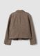 Brown wool-blend blazer with classic lapel_2
