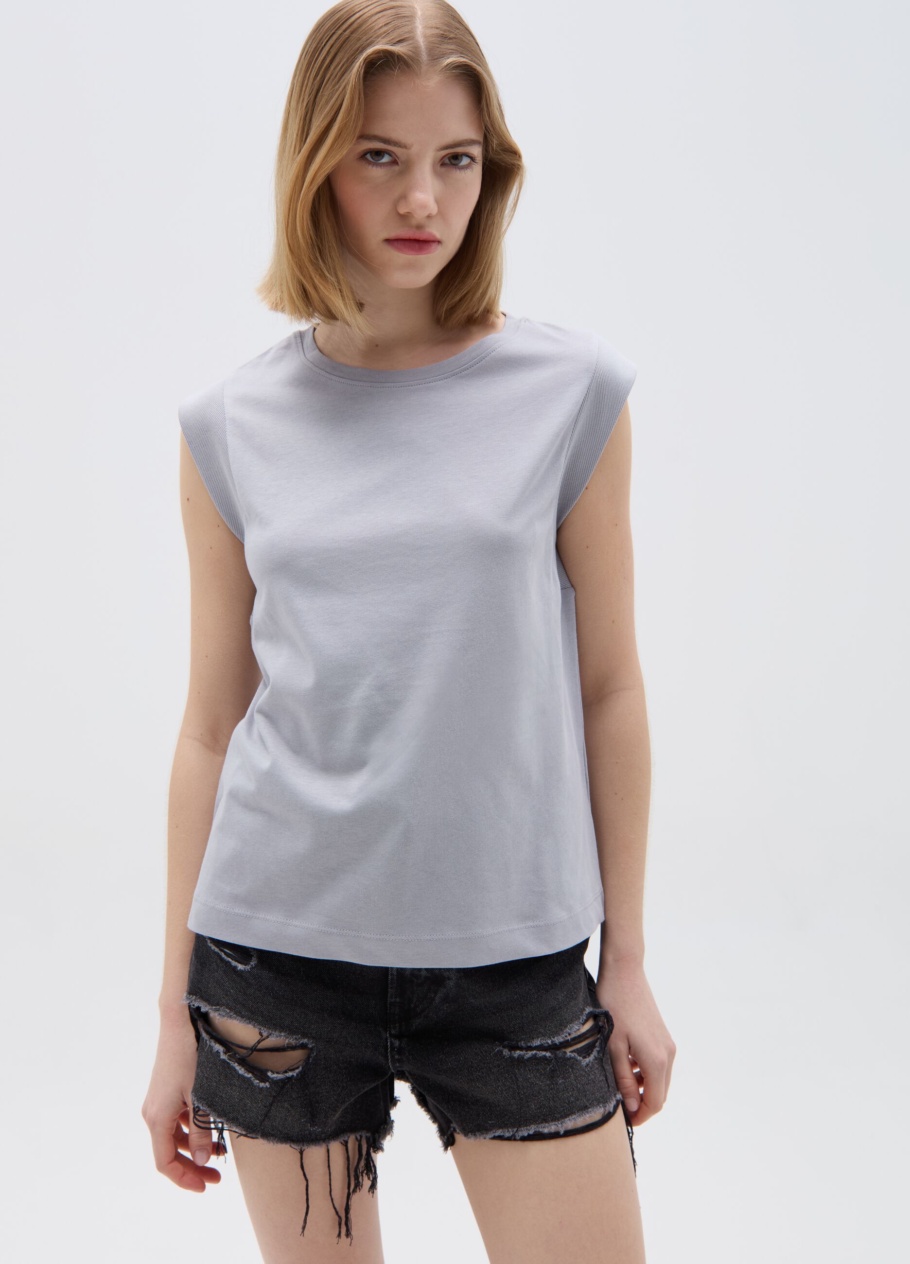 Camiseta sin mangas relaxed fit
