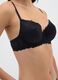 Black Padded Balcony Bra_3
