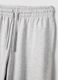 Grey Cotton Blend Jogger Trousers Regular Fit_5