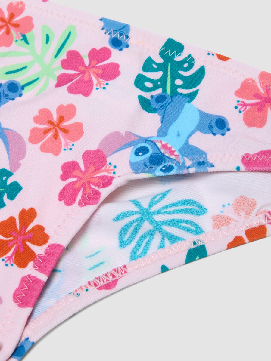 Pink stretch bikini with ruffles_3